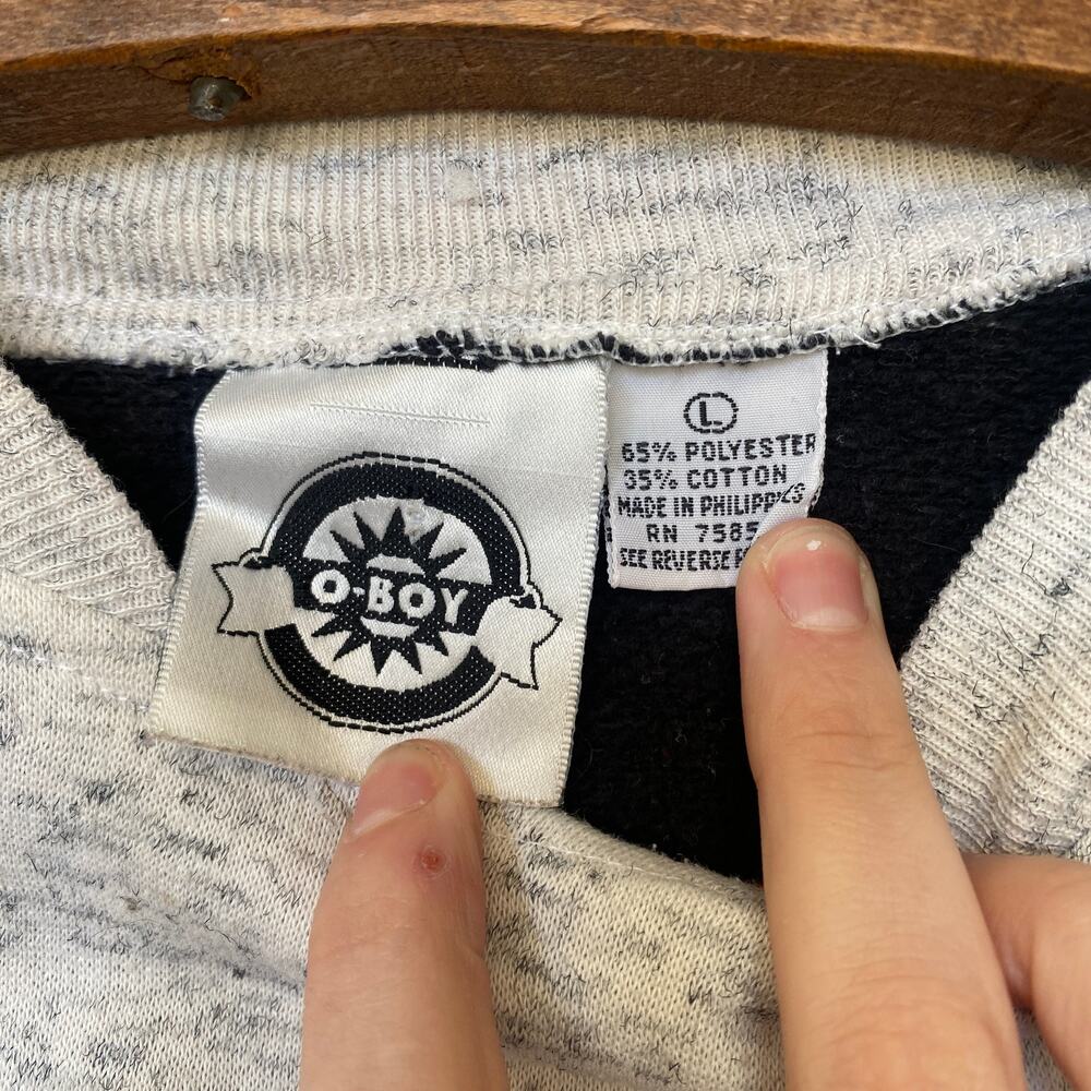 Vintage 1980s OBoy Crew Neck Sweater - Picture 3 of 4